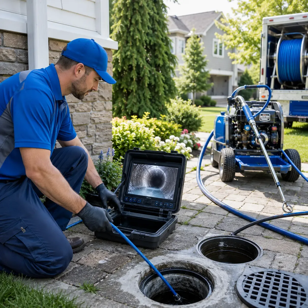 Outdoor drain cleaning professionals serving Beaumont, KS