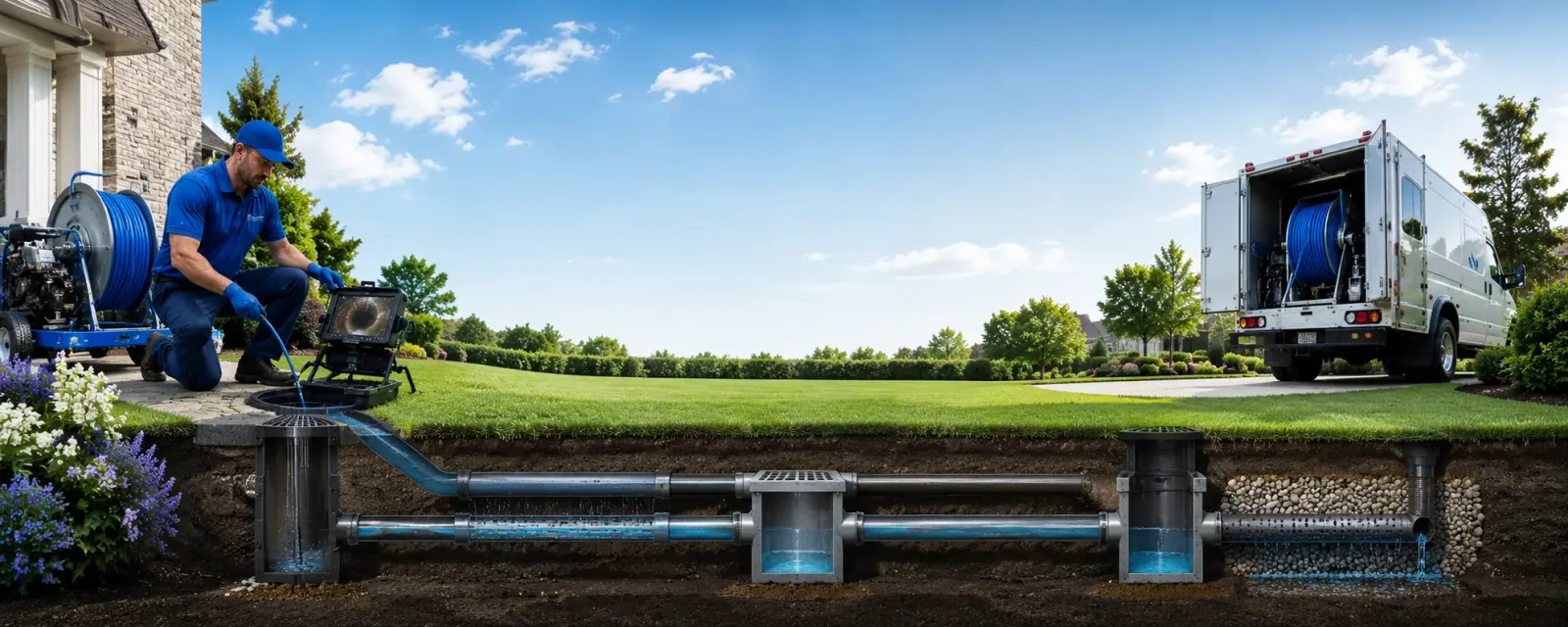 Outdoor drain cleaning information for Beaumont, KS